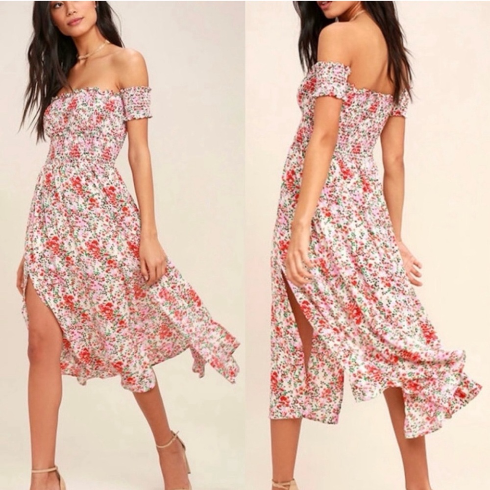 Lulus XS off the shoulder dress